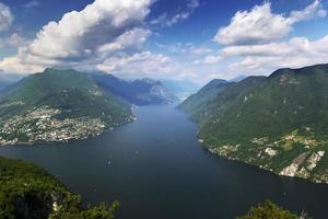 See Lugano, Schweiz foto