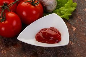 Tomaten-Ketchup-Sauce foto