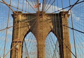 Brooklyn Bridge in New York City foto