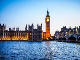 HDR Houses of Parliament in London foto