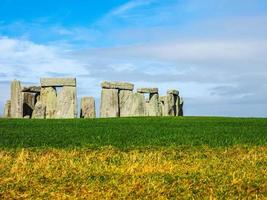 HDR-Stonehenge-Denkmal in Amesbury foto