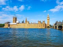 HDR Houses of Parliament in London foto