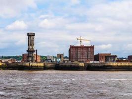 HDR-Ansicht von Birkenhead in Liverpool foto