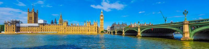 HDR Westminster Bridge und Houses of Parliament in London foto