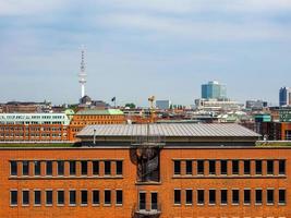 Hdr-Skyline-Blick auf Hamburg foto