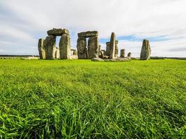 HDR-Stonehenge-Denkmal in Amesbury foto