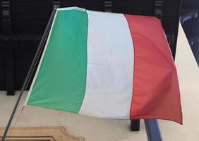 italienische flagge von italien foto