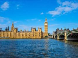 HDR Houses of Parliament in London foto