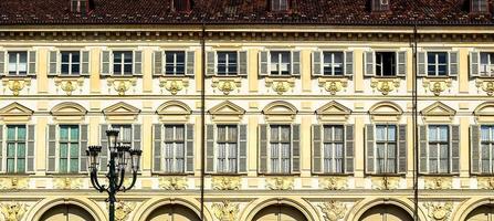 hdr turin traditionelle fassade foto