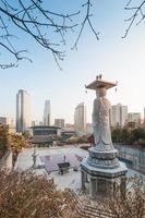 Bongeunsa Tempel, Seoul, Korea foto