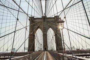 Brooklyn Bridge in New York foto