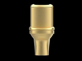 gold toilette wc 3d illustration foto