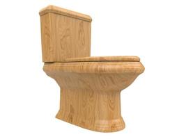 holz wc toilettenklosett 3d illustration 3d illustration3d illustration foto