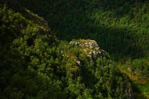 Bunte Bergszenen in Norwegen. schöne Landschaft von Norwegen, Skandinavien. Norwegen Berglandschaft. Natur im Sommer. foto