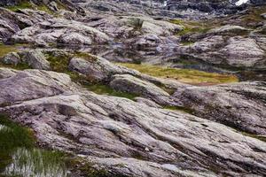 Bunte Bergszenen in Norwegen. schöne Landschaft von Norwegen, Skandinavien. Norwegen Berglandschaft. Natur im Sommer. foto