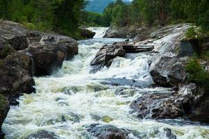 Bunte Bergszenen in Norwegen. schöne Landschaft von Norwegen, Skandinavien. Norwegen Berglandschaft. Natur im Sommer. foto