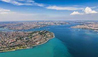 Luftaufnahme von Istanbul foto