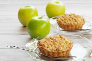 Apfel-Crumble-Tarte süß und lecker foto