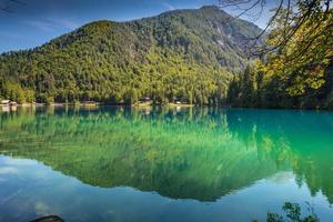 Lago di Fusine - Mangart See im Sommer foto