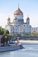 Kathedrale von Christus dem Retter und Moskva Fluss