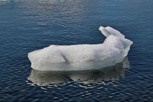 Die Jökulsarlon-Gletscherlagune in Island foto