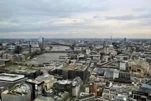 eine luftaufnahme von london foto