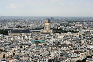 eine luftaufnahme von paris foto