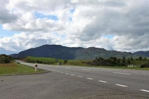 ein blick auf die schottischen highlands in der nähe von ben nevis foto