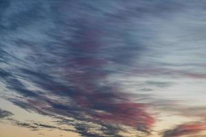 bunt von den Wolken foto