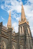 Saint Patrick Cathedral die größte Kirche in Melbourne, Australien. foto