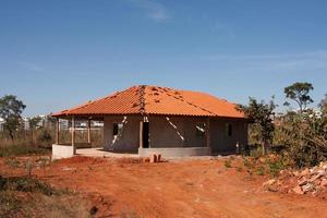 brasilia, brasilien 1. juni 2022 wohnungen, die die brasilianische regierung auf dem reservat der indigenen stämme karriri-xoco und tuxa baut, die im nordwesten von brasilia leben, auch bekannt als noroeste foto