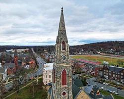 goshen, new york im winter foto