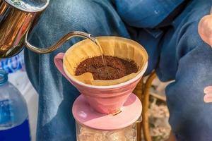 ein traditioneller Kaffee foto