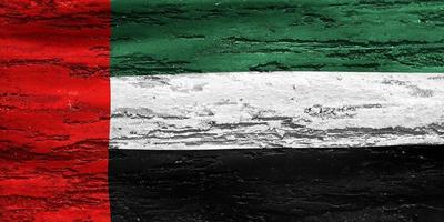 Flagge der Vereinigten Arabischen Emirate - realistische wehende Stoffflagge foto