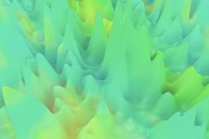 hellgrüner Hintergrund mit flüssigem Farbverlauf. stilvolle, lebendige, wellige, unscharfe Textur. abstrakte, glatte, unscharfe flüssige 3D-Rendering-Tapete foto