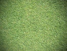 Schöne grüne Grasstruktur vom Golfplatz. foto