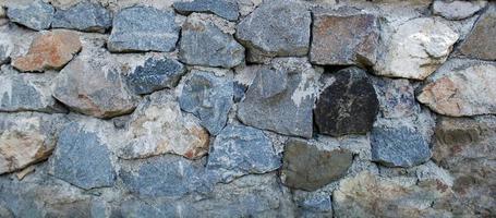 Mauer aus Granitstein