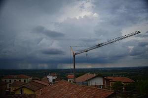 vor dem regen bruno, italien foto