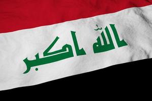 3D-Rendering irakische Flagge foto