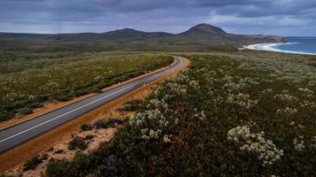 Luftaufnahmen von East Mount Barren Mountain Ranges wa foto