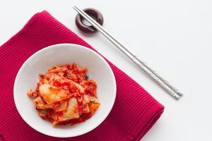 Chinakohl Kimchi, koreanisches Essen, koreanische Barbecue-Beilage