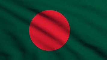 Hintergrund der Nationalflagge von Bangladesch foto