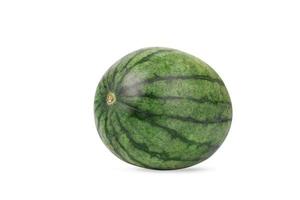 Wassermelone frisch isoliert auf weißem Hintergrund foto