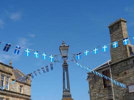 Lerwick City auf den Shetlandinseln foto