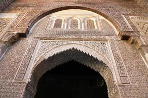 Bou Inania Madrasa in Fès, Marokko foto