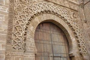Tor der Kasbah der Udayas in Rabat, Marokko foto