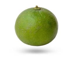 Limonengrün auf einem weißen Hintergrund isoliert foto