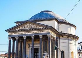 hdr gran madre kirche in turin foto