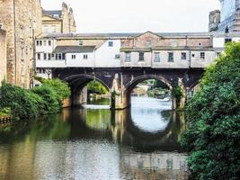 HDR Pulteney Bridge im Bad foto