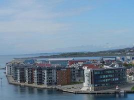 die stadt haugesund in norwegen foto